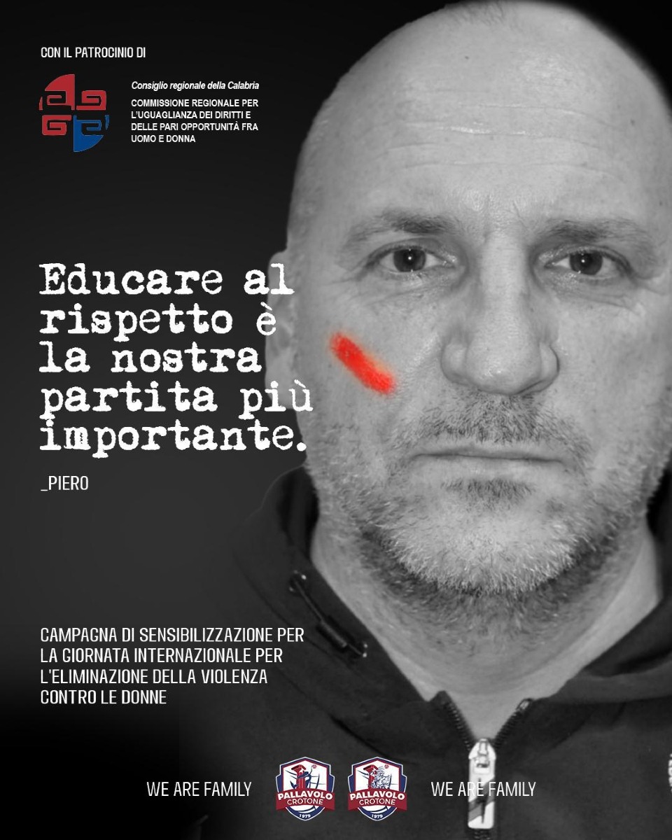 Pallavolo Crotone Violenza contro le donne (U.S. Pallavolo Crotone 14.11.2025)