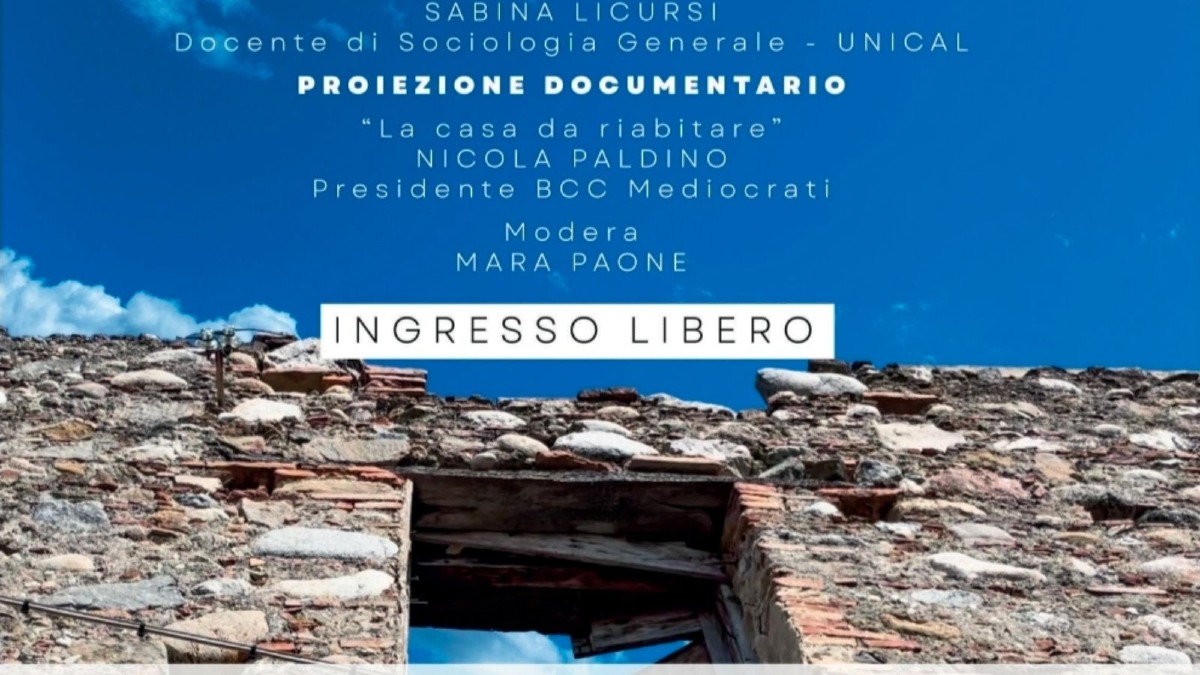 “La casa vuota”: a Bisignano un documentario sullo spopolamento del centro storico - 