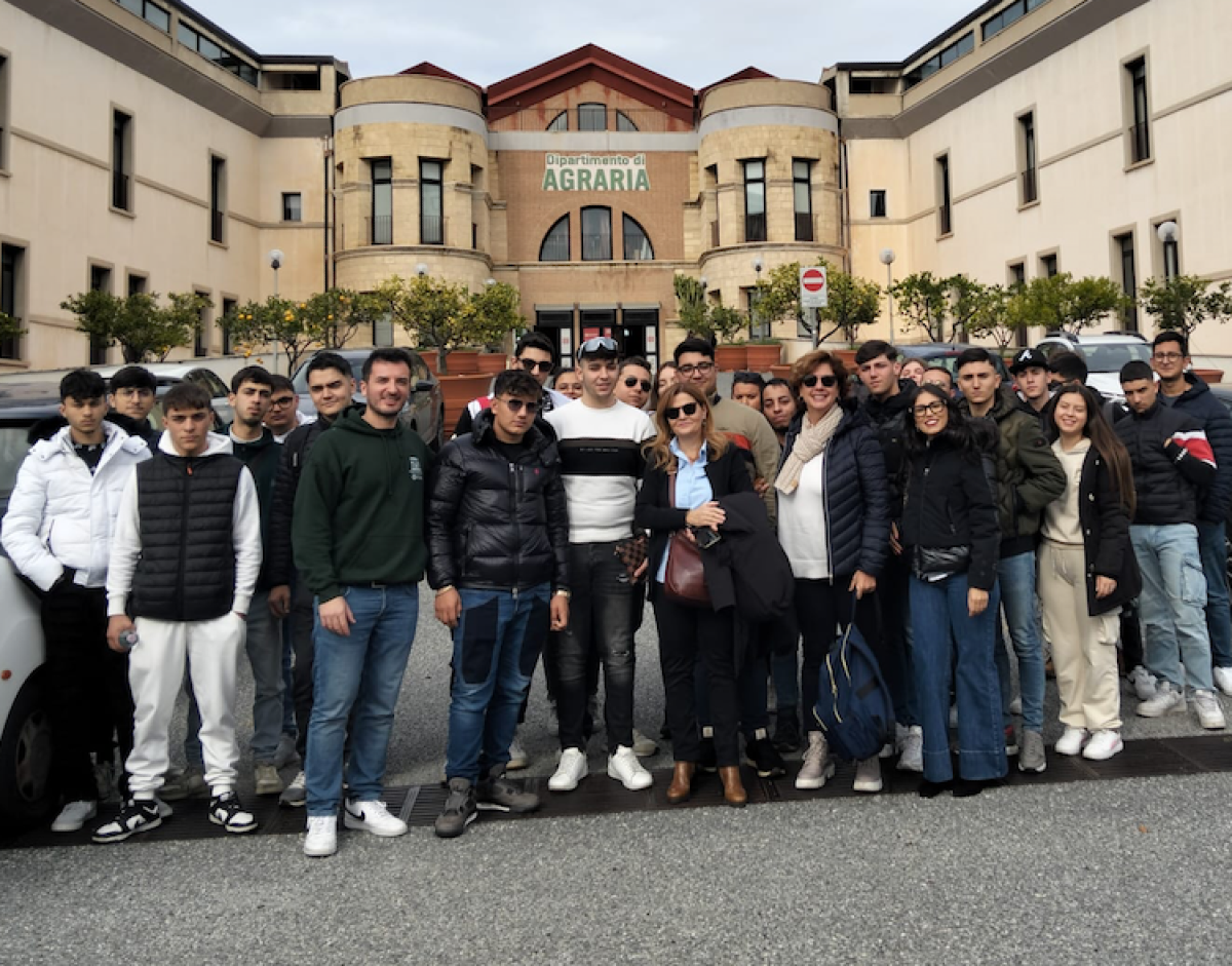 Corigliano-Rossano, gli studenti del Majorana a lezione di Agraria all'UniRc - 