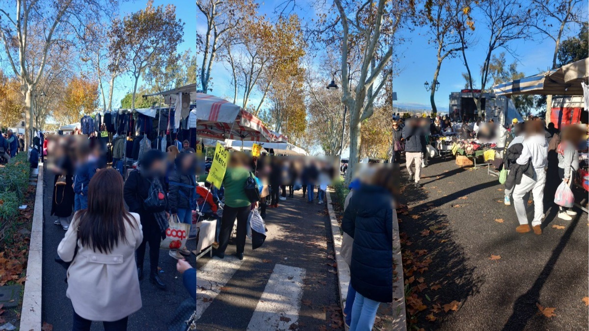 Crotone - Centro città: commercianti tra danni, e grande affluenza al mercato - 