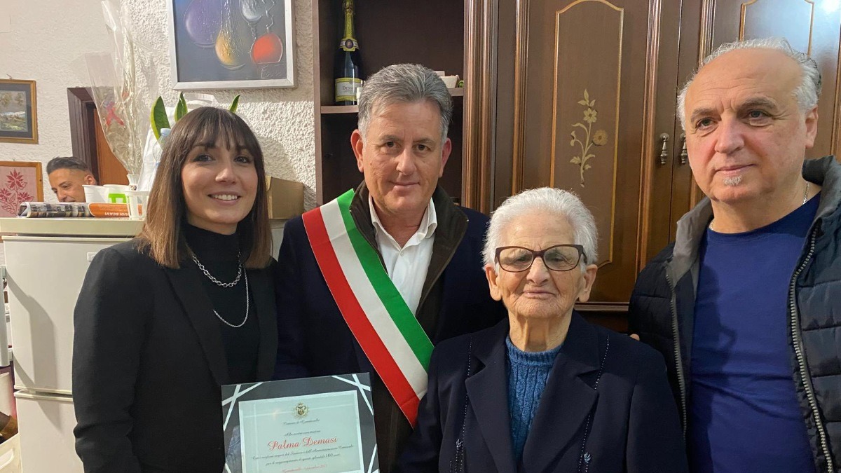Cento anni di vita: Guardavalle celebra Palma Demasi - 