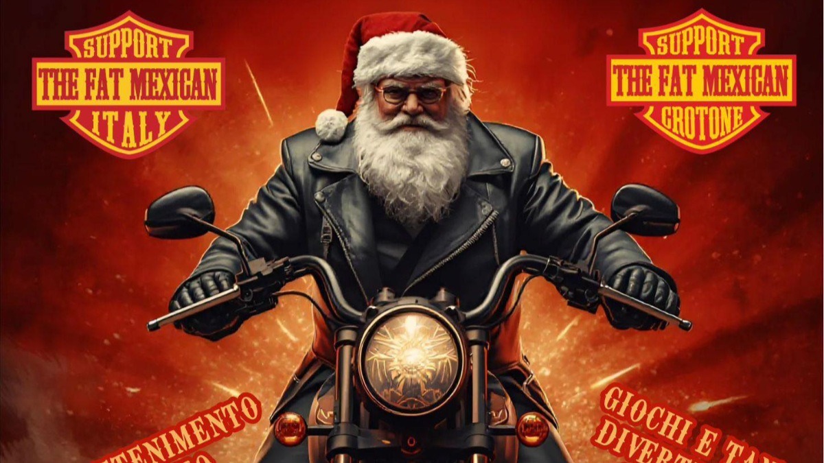 Babbo Natale in moto: Strongoli Marina si prepara al rombo della solidarietà - 