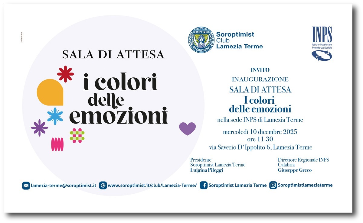 Lamezia Terme: in arrivo la Sala d’Attesa per bambini “I Colori delle Emozioni” - 