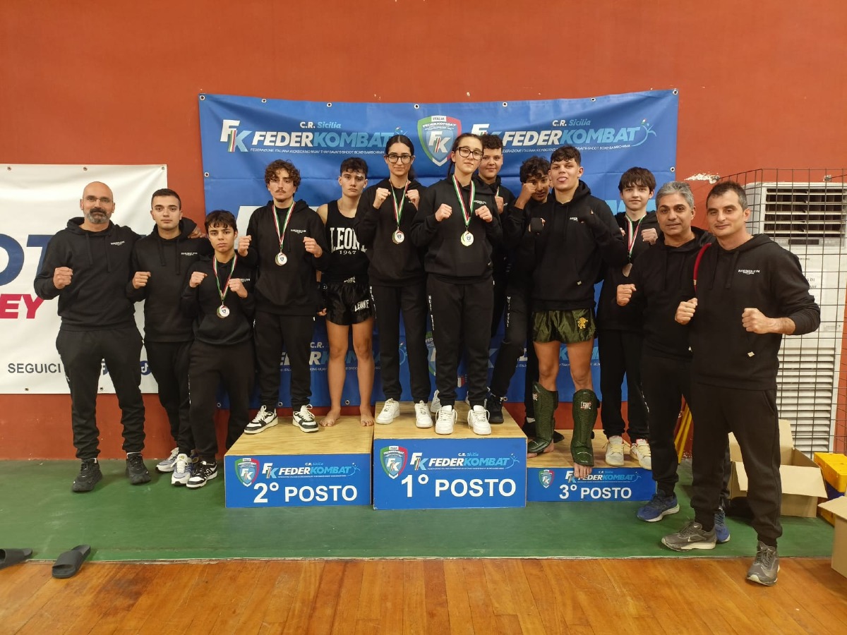Hanuman Gym protagonista in Sicilia: otto medaglie per i giovani fighter crotonesi - 
