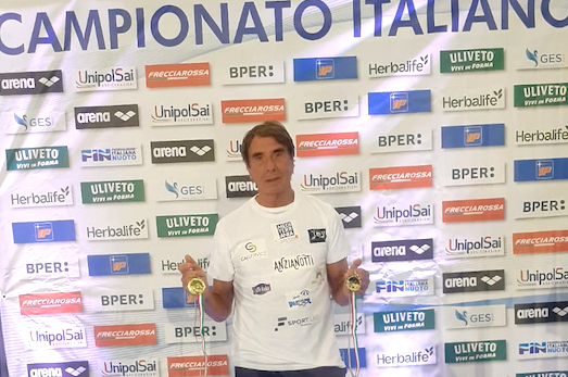 Il crotonese Enzo Foglia trionfa ai Campionati Italiani Master di Nuoto - 