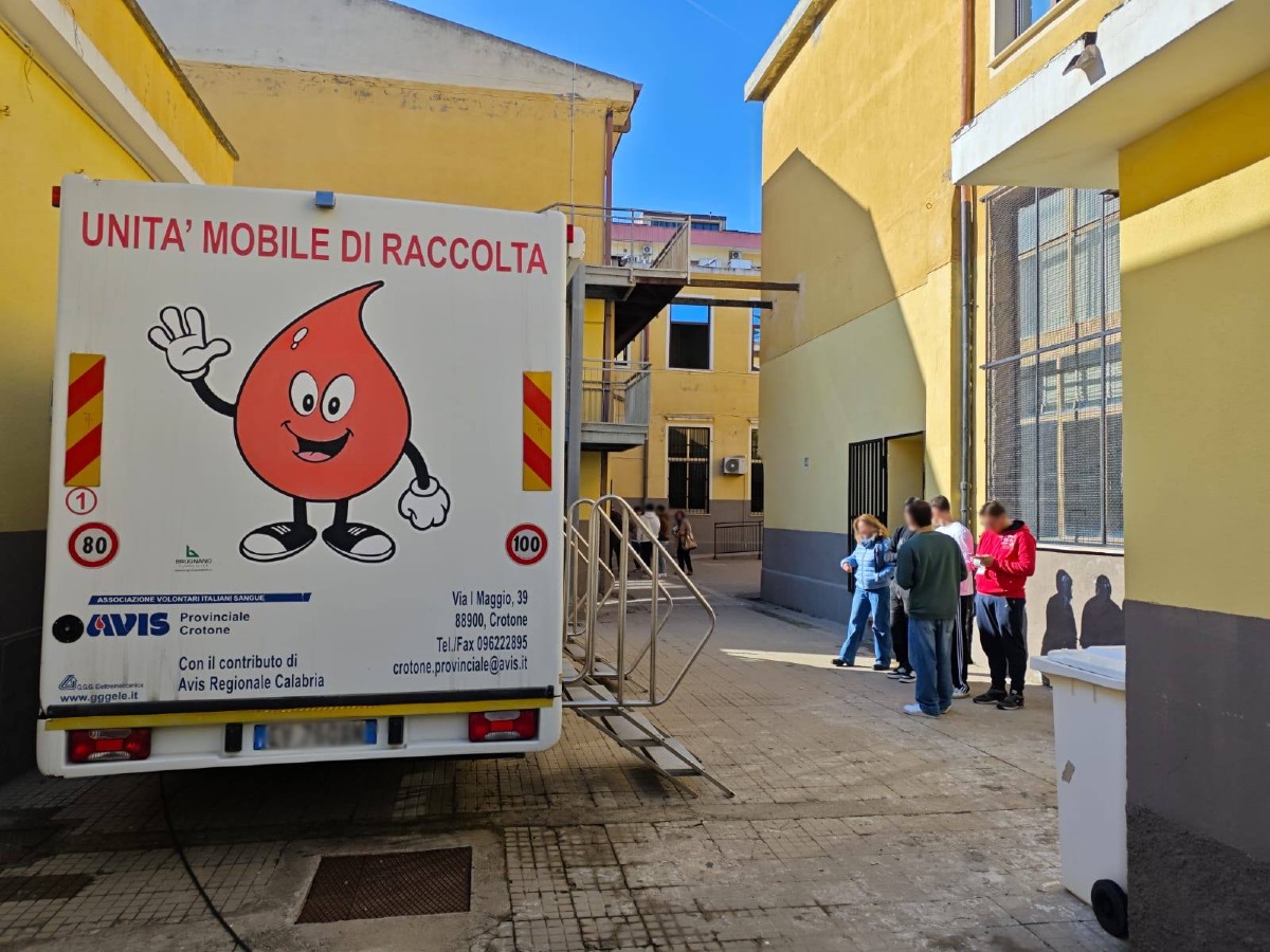 Crotone, l'Avis non si ferma ma rilancia: raccolte 38 unità di sangue al "Donegani-Ciliberto" - 