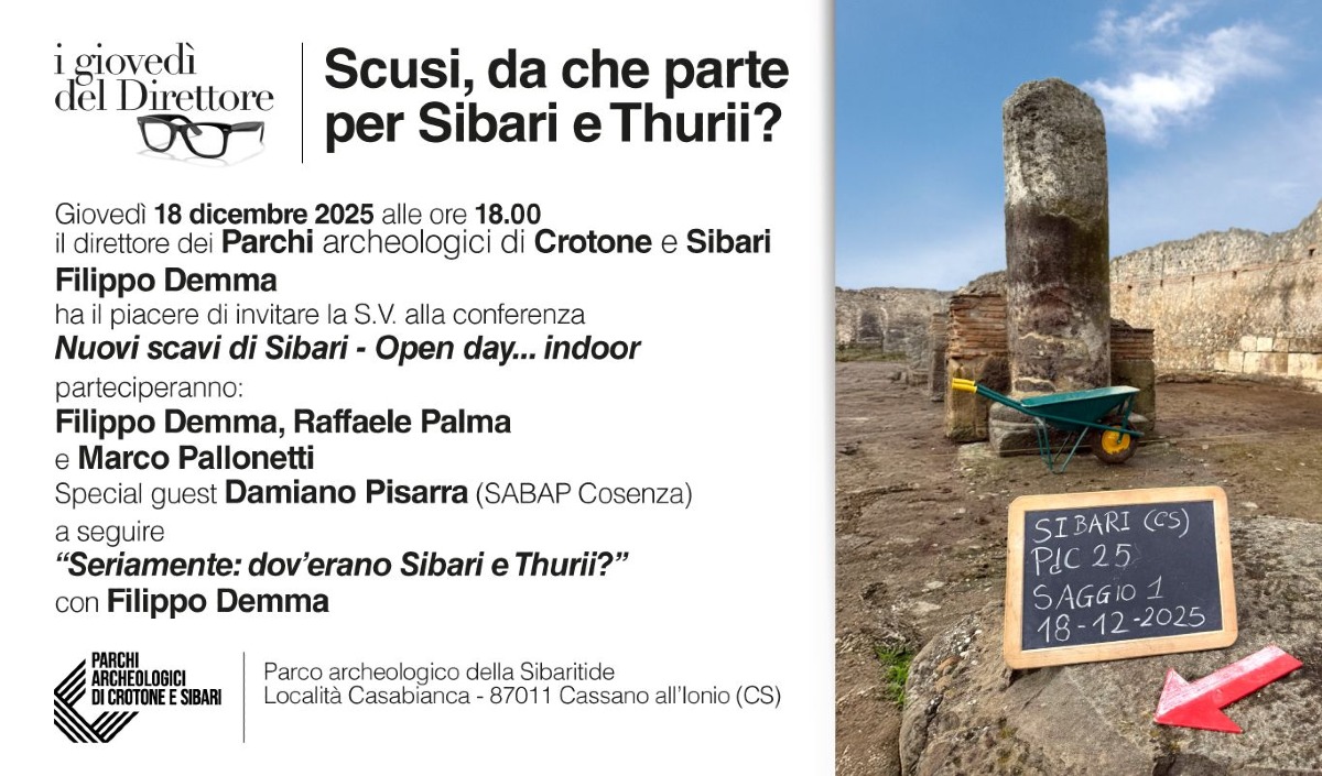  Sibari, il Parco Archeologico svela i "Nuovi Scavi" in un Open Day... Indoor - 