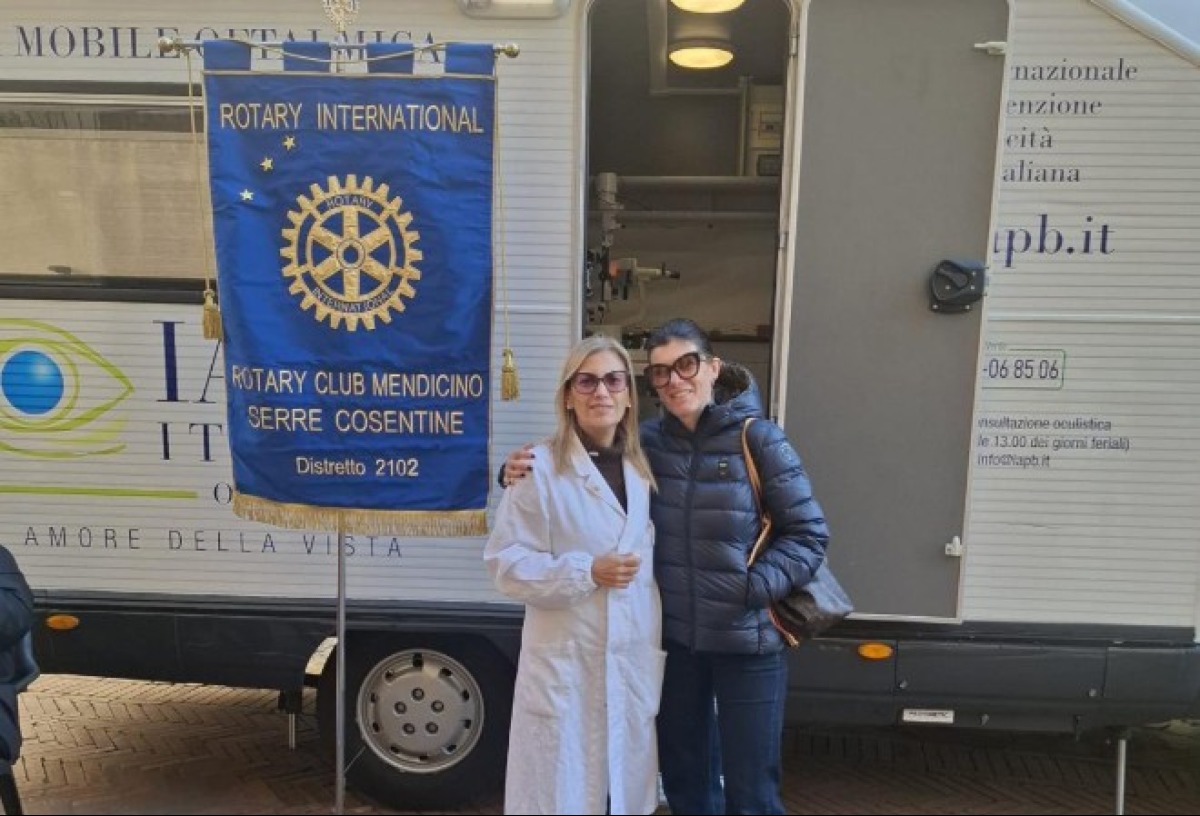 Mendicino, giornata dello screening oculistico gratuito del Rotary Club Mendicino Serre Cosentine - 
