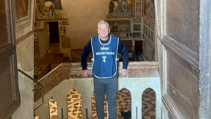 Enzo Valente di Cirò Marina nominato Volontario della Basilica di San Francesco d’Assisi - 