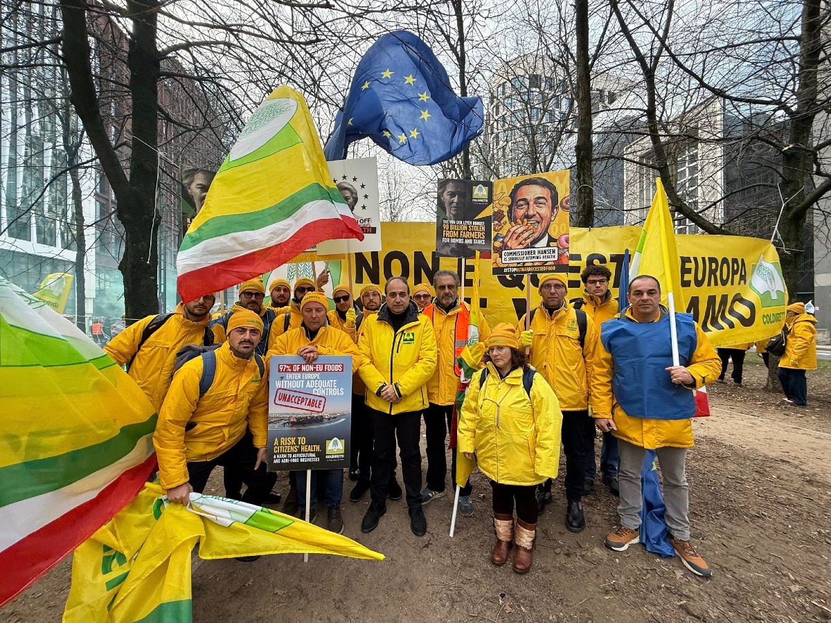 Coldiretti Calabria presente alla manifestazione a Bruxelles - 
