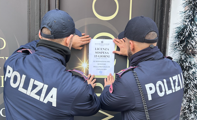 Catanzaro - Sospesa licenza di Pubblica Sicurezza di un Compro Oro  - 