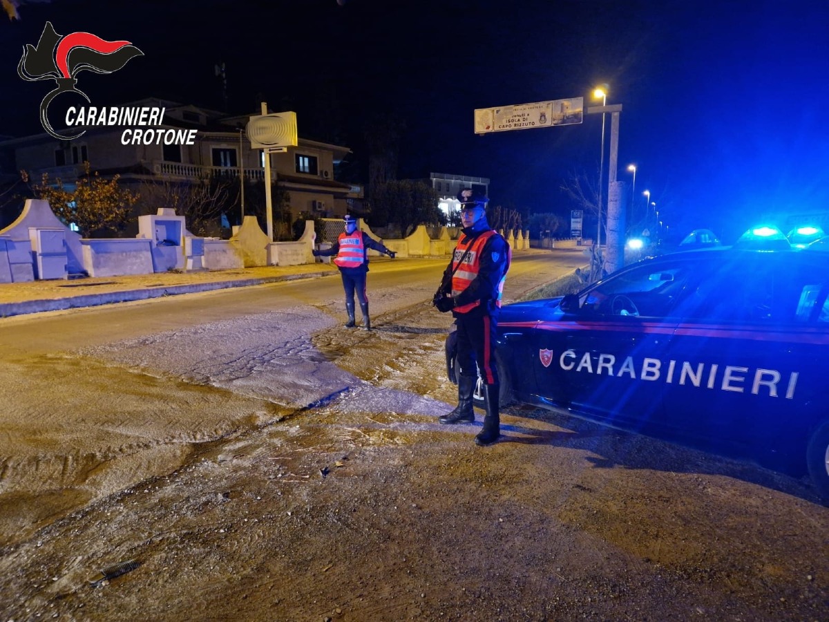 Controlli straordinari contro i reati predatori: cinque denunce tra Crotone, Isola Capo Rizzuto e Cotronei - 