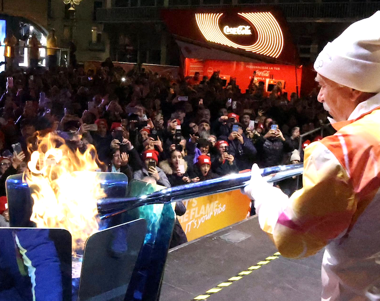 Fiamma olimpica a Catanzaro, Battaglia: «Comunità unita e partecipativa» - 