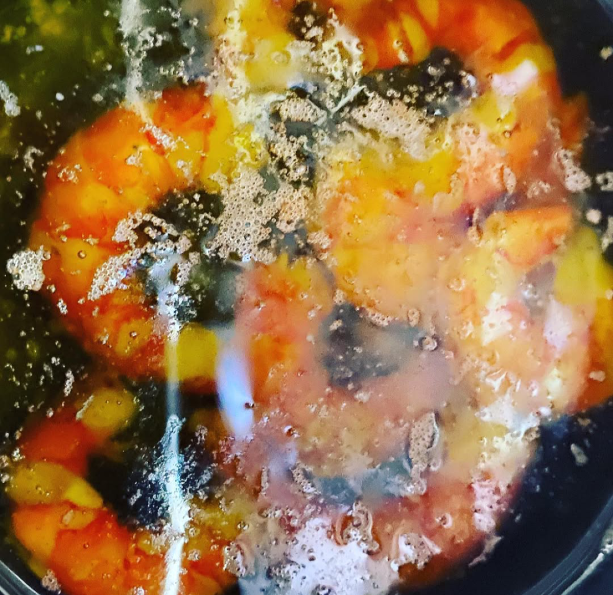 Un morso al sapore - Gamberoni in olio cottura  - 