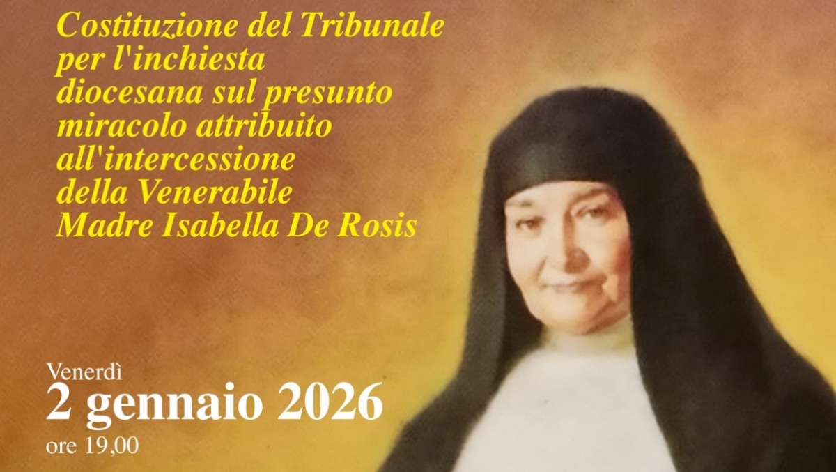 Corigliano-Rossano, istituzione del tribunale presunto miracolo Madre Isabella de Rosis - 