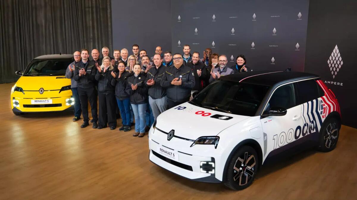 100 mila Renault e 5 E-Tech Eletric prodotte a Douai - 