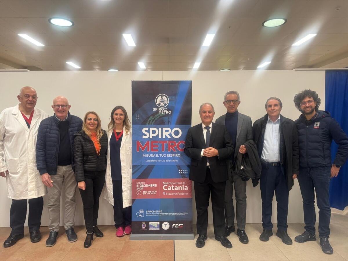 Oltre 200 spirometrie effettuate in metropolitana a Catania nella “Giornata della Prevenzione Respiratoria” - 