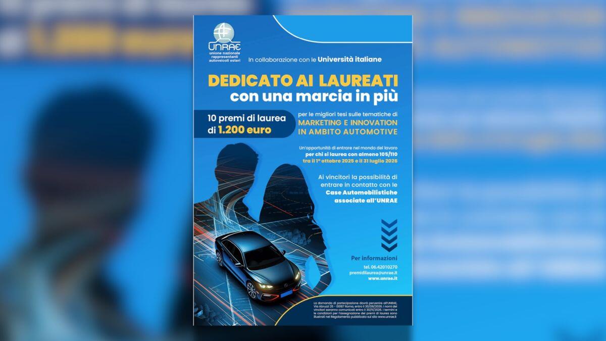 Unrae, 25esima edizione dei premi di laurea: assegnati 5 riconoscimenti - 