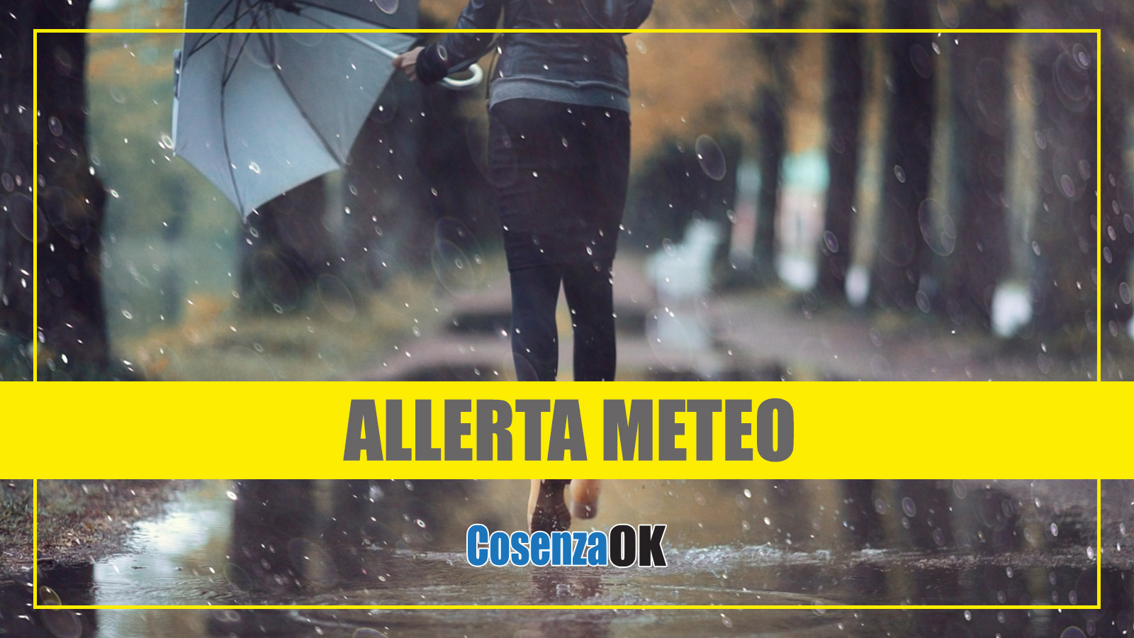 Allerta meteo in Calabria: gialla sul Cosentino - 