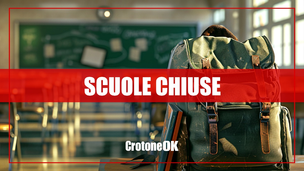 Allerta arancione a Crotone, scuole chiuse anche domani - 