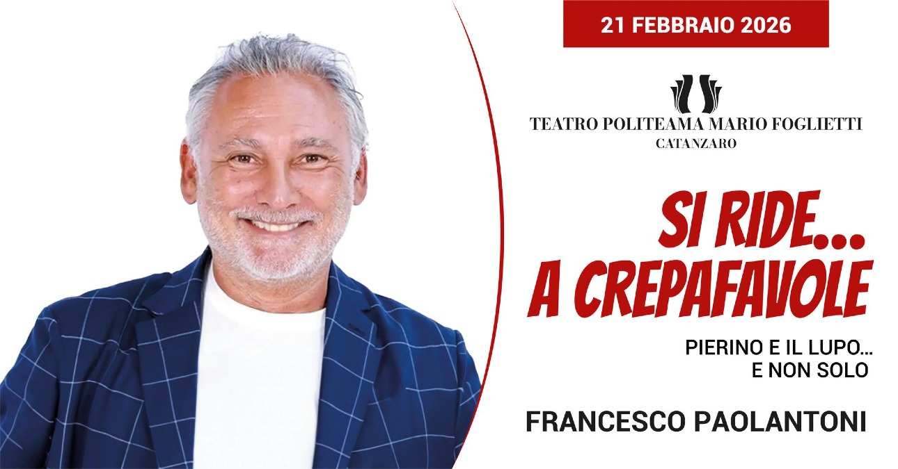 Catanzaro, Paolantoni in scena con “Si ride… a crepafavole” - 