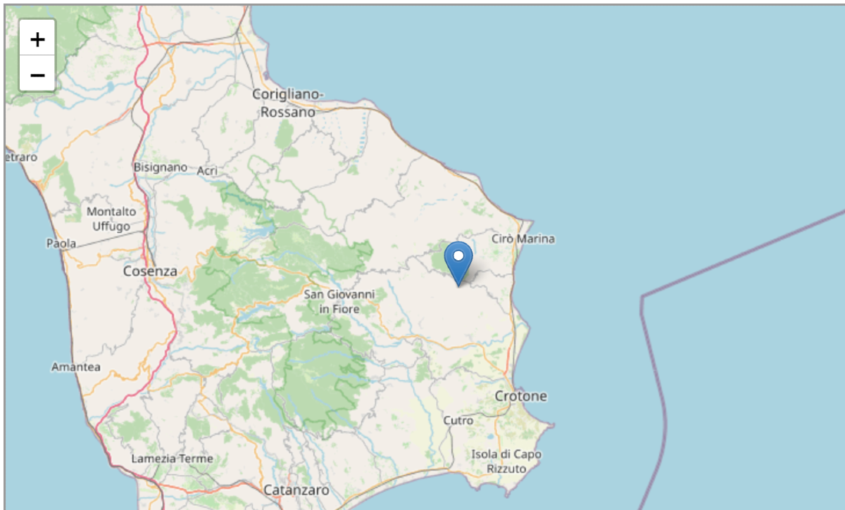 Due scosse di terremoto nel Crotonese nel tardo pomeriggio - 