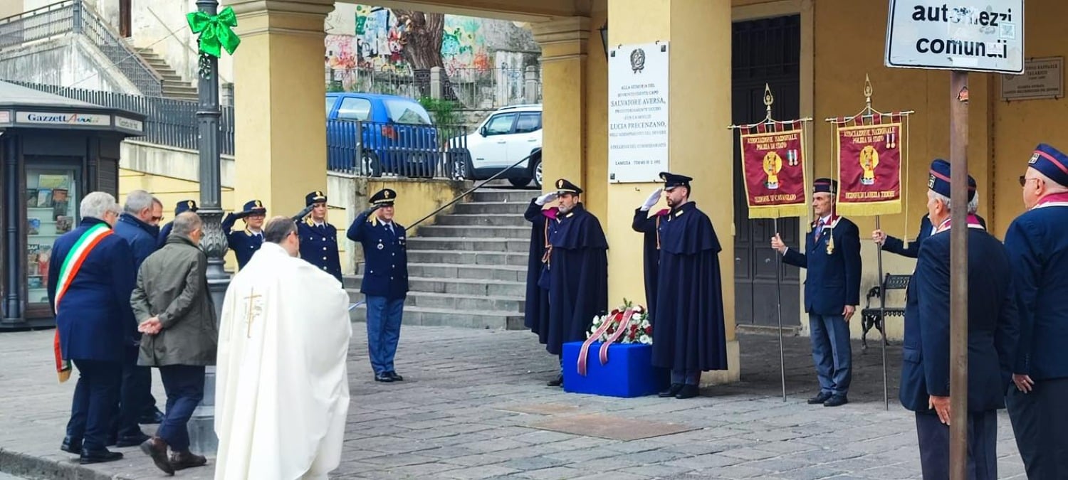 Catanzaro, la Polizia di Stato ricorda Salvatore Aversa e Lucia Precenzano - 