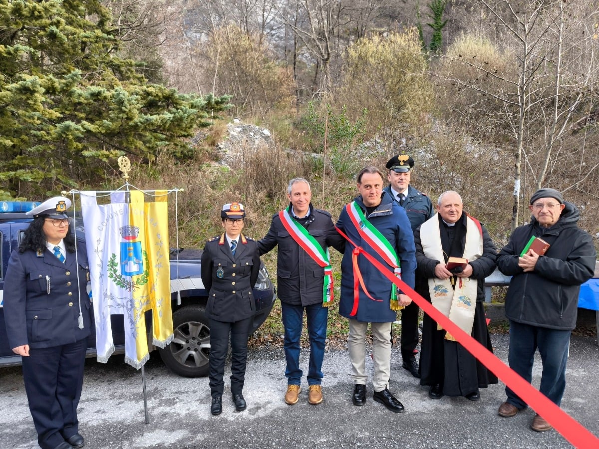 Tortora, inaugurata la strada Massadita: nuova opera fondamentale per il territorio - 
