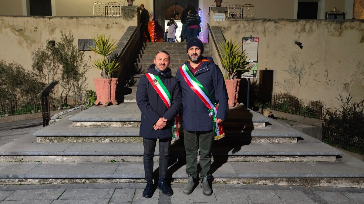 Il sindaco di Marano Calabro accoglie nel borgo antico il suo  omologo Aiello Calabro - 