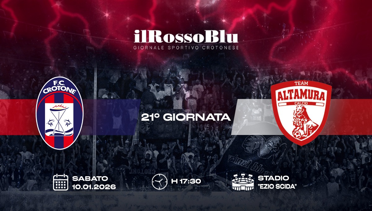 #CrotoneTeamAltamura | Le formazioni: Groppelli titolare, nuova chance per Perlingieri  - 