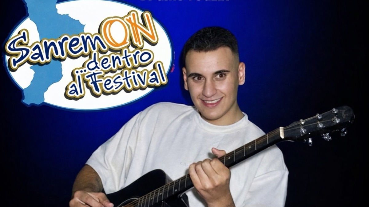 Christian Bruno sul palco di SanremON 2026 - 