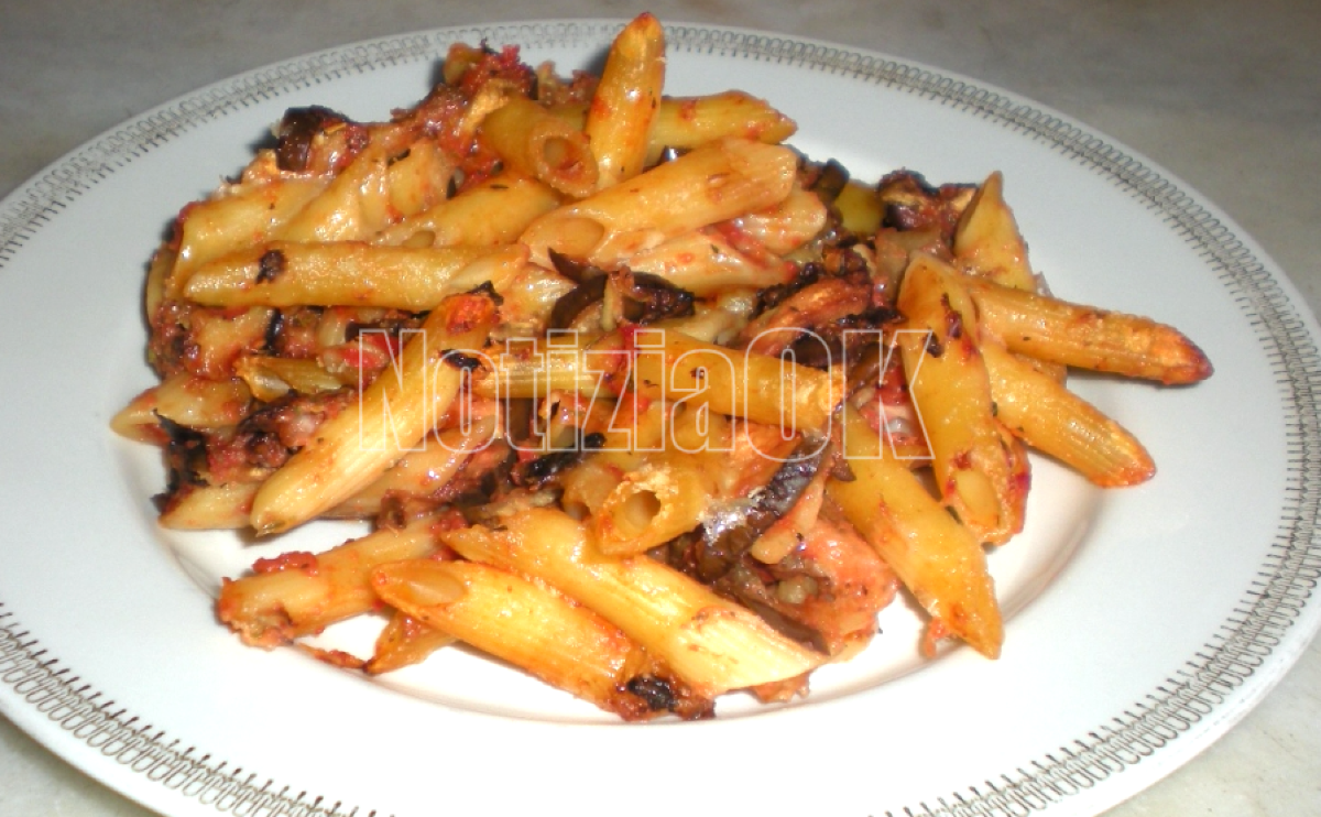 Le Ricette di Patrizia - Pennette al forno con melanzane - 