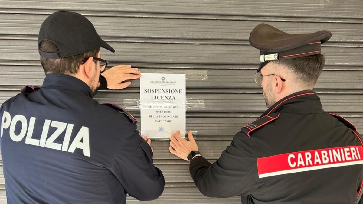 Botricello, sospeso bar frequentato da pregiudicati e soggetti pericolosi - 