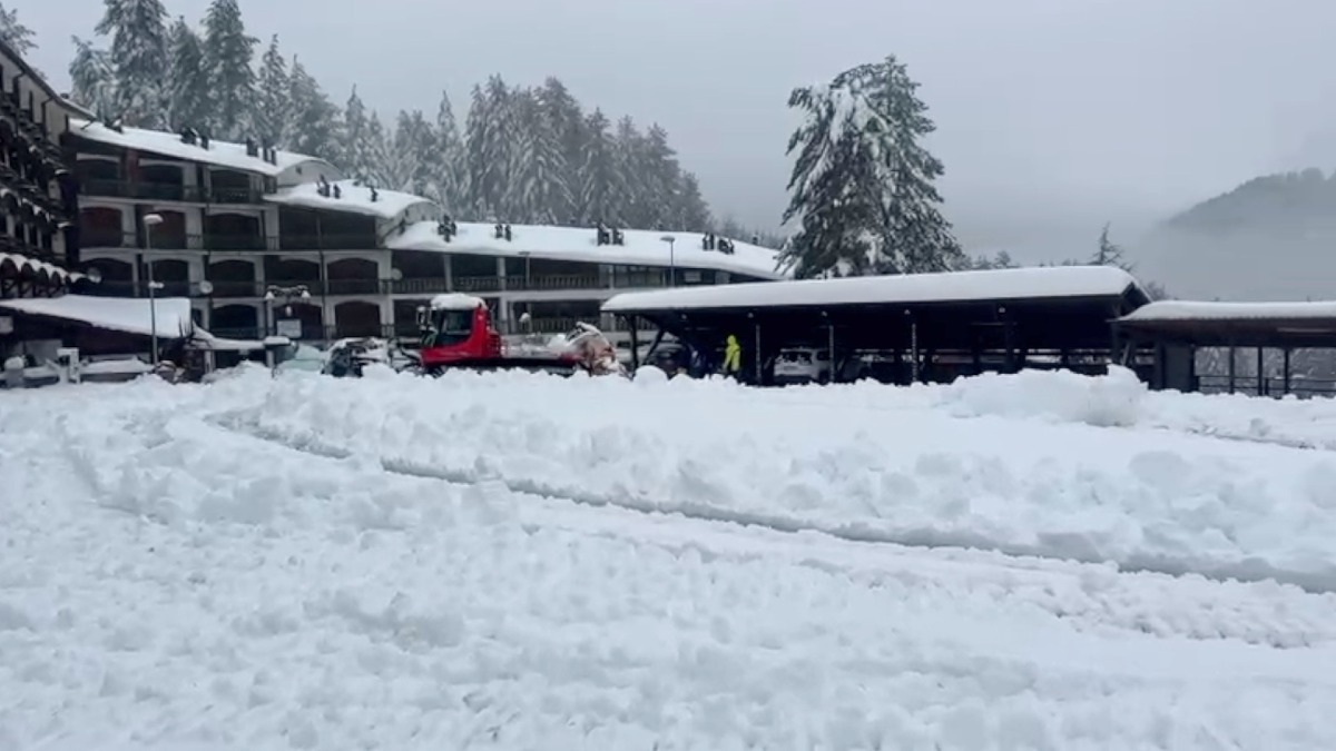 (VIDEO) Camigliatello, Lorica e Villaggio Palumbo imbiancati: oltre 60 centimetri di neve sulla Sila - 
