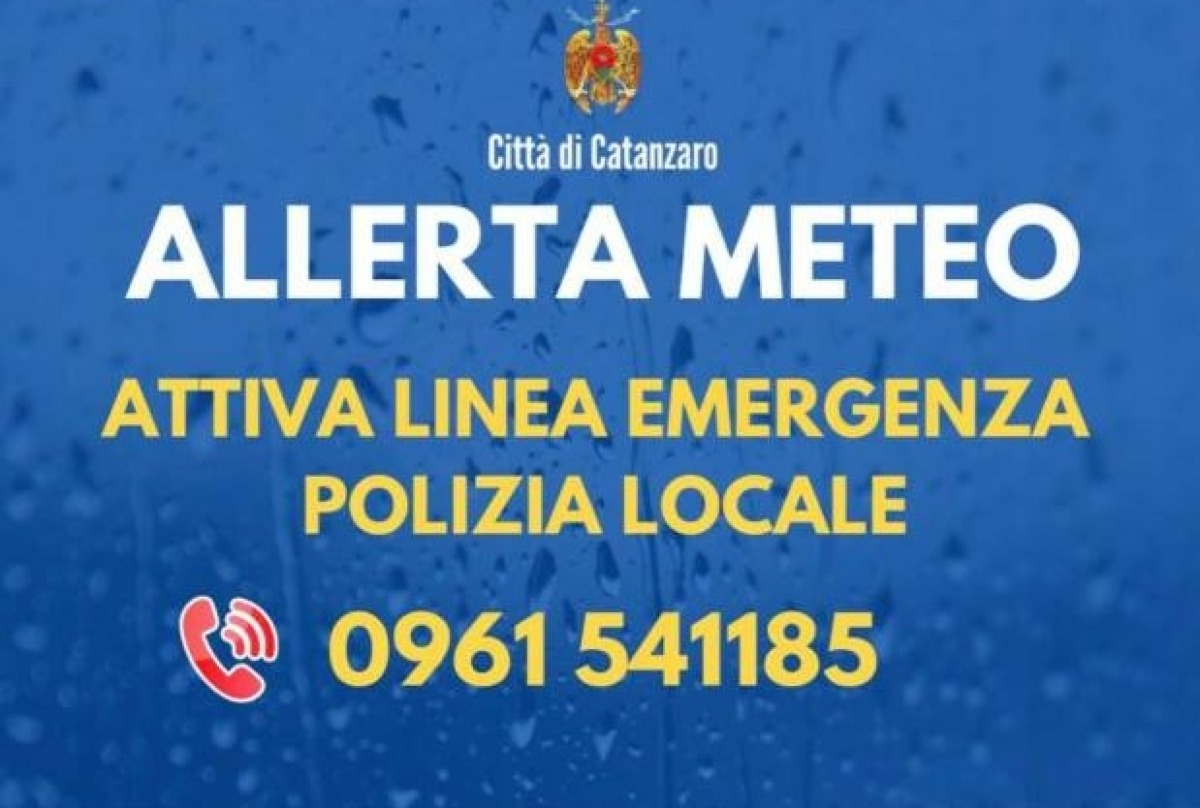 Catanzaro - Guasto alle linee, attivato un numero alternativo per le emergenze meteo  - 