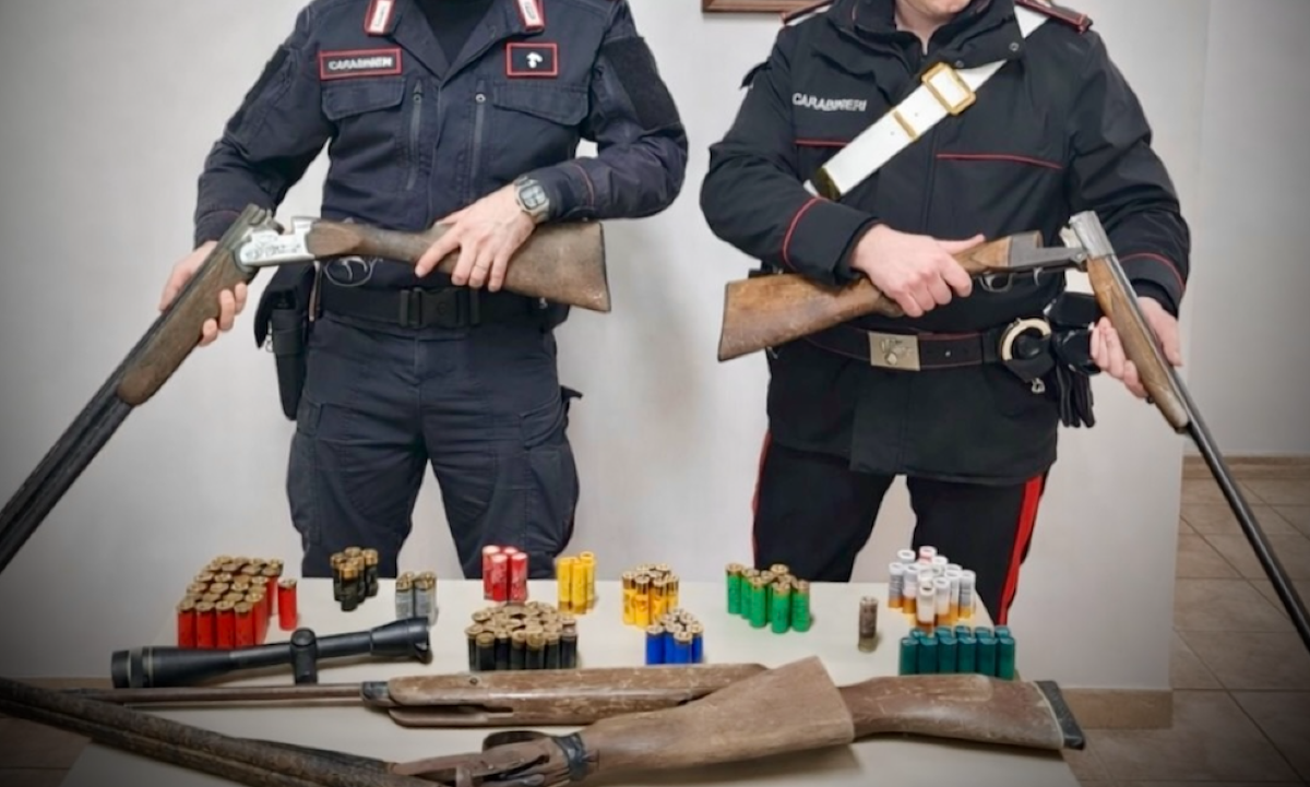 Operazione dei Carabinieri: un arrestato per ricettazione e detenzione di armi clandestine - 