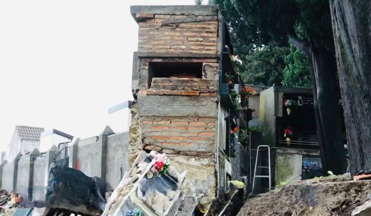 Cimitero San Mauro Marchesato - Prima le salme poi la messa in sicurezza - 