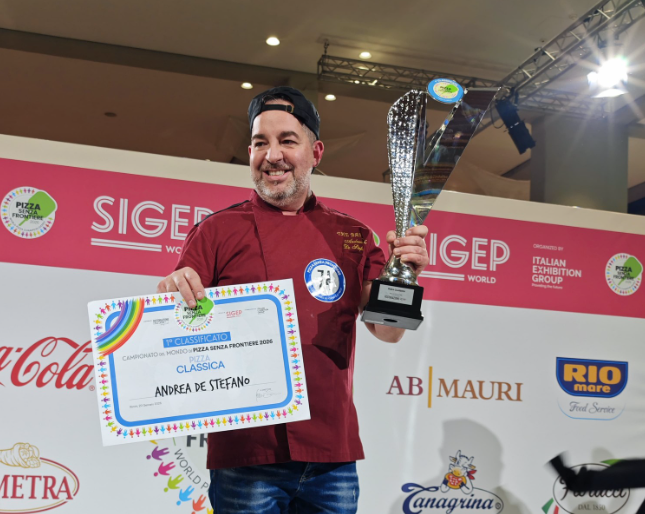 Morano Calabro, Andrea De Stefano trionfa al Campionato Mondiale "Pizza Senza Frontiera 2026" - 