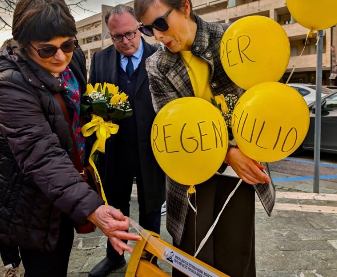 A Rende una Panchina Gialla per non dimenticare Giulio Regeni - 