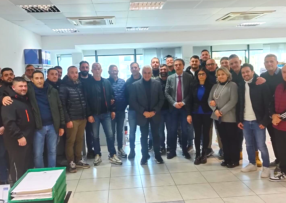 Catanzaro, Fiorita incontra i lavoratori SIECO: "Impegno è stato decisivo durante il Ciclone Harry" - 