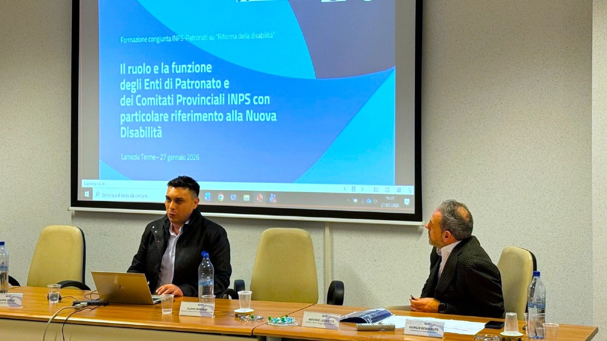 Lamezia Terme, terzo incontro INPS-Patronati sulla riforma della disabilità - 