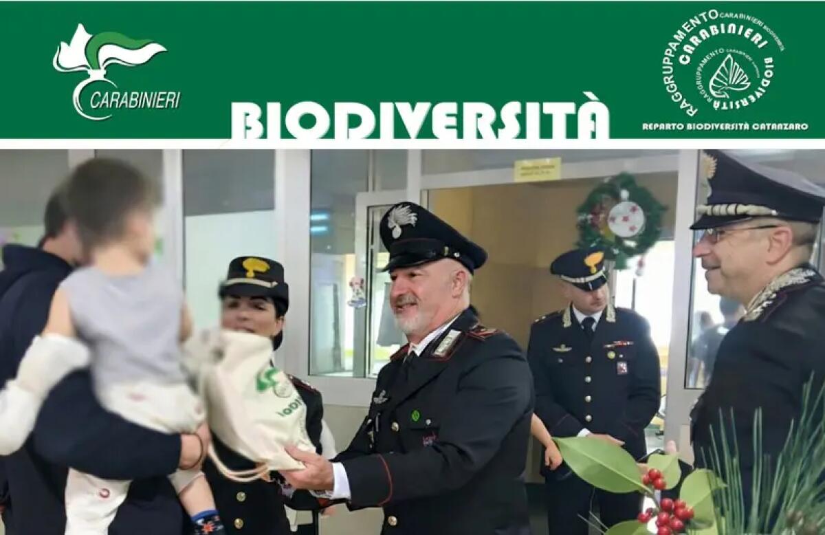 Speranza e natura negli ospedali pediatrici con i Carabinieri Forestali di Catanzaro - 