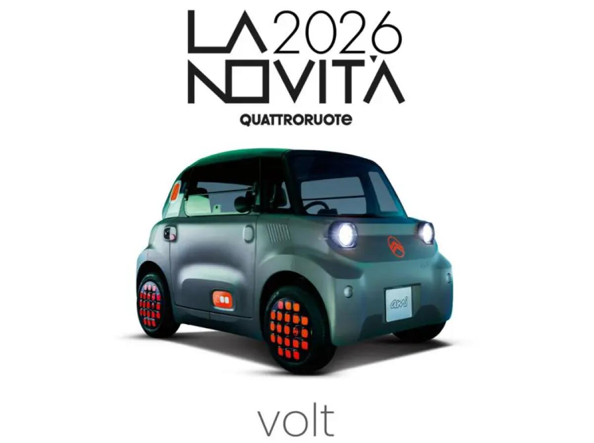 “Quattroruote La Novità 2026”, premio speciale “Volt” a Citroen Ami - 