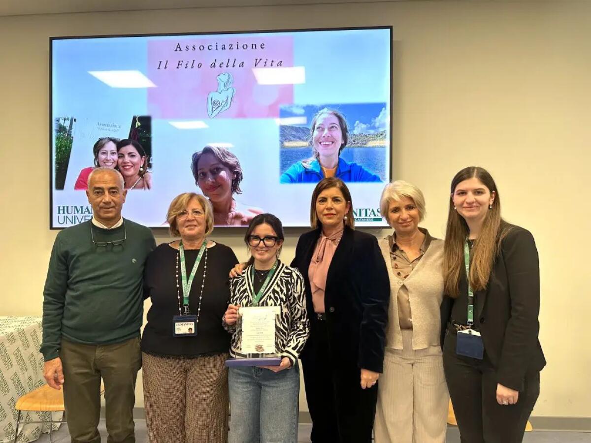 Humanitas Catania, consegnata la borsa di studio in memoria di Barbara Maino - 