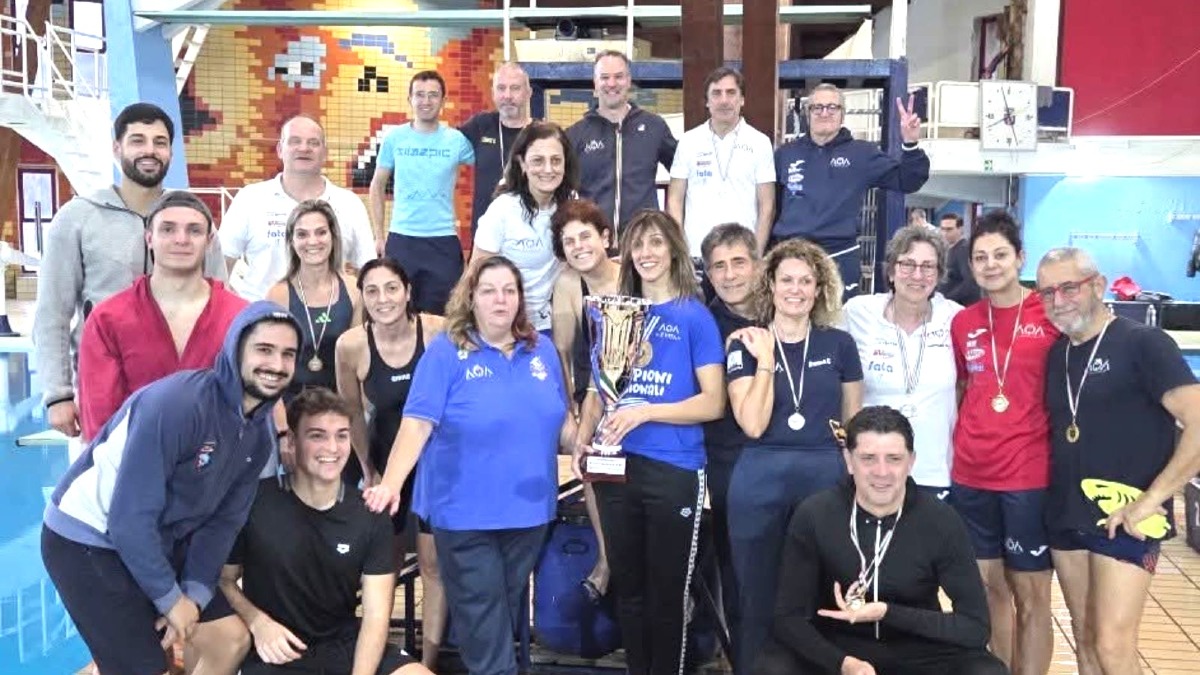 AQA Cosenza campione regionale Master, il nuoto cosentino fa la voce grossa - 