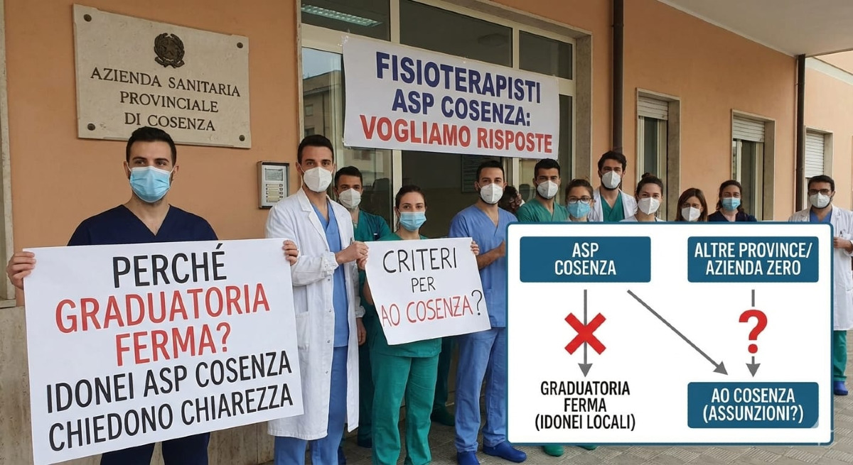 Cosenza - «Senza fisioterapisti i pazienti restano fermi» - 