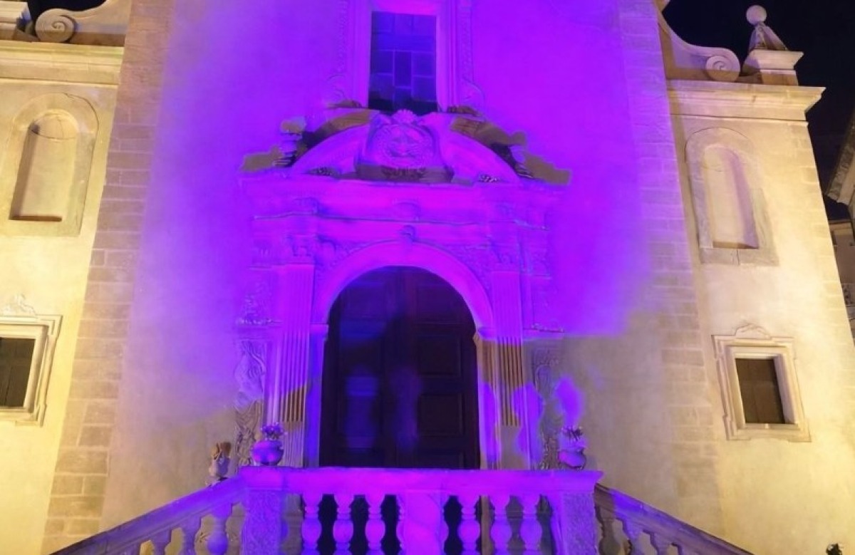 La Chiesa di Montevergine si tinge di viola per la Giornata Internazionale dell'Epilessia - 