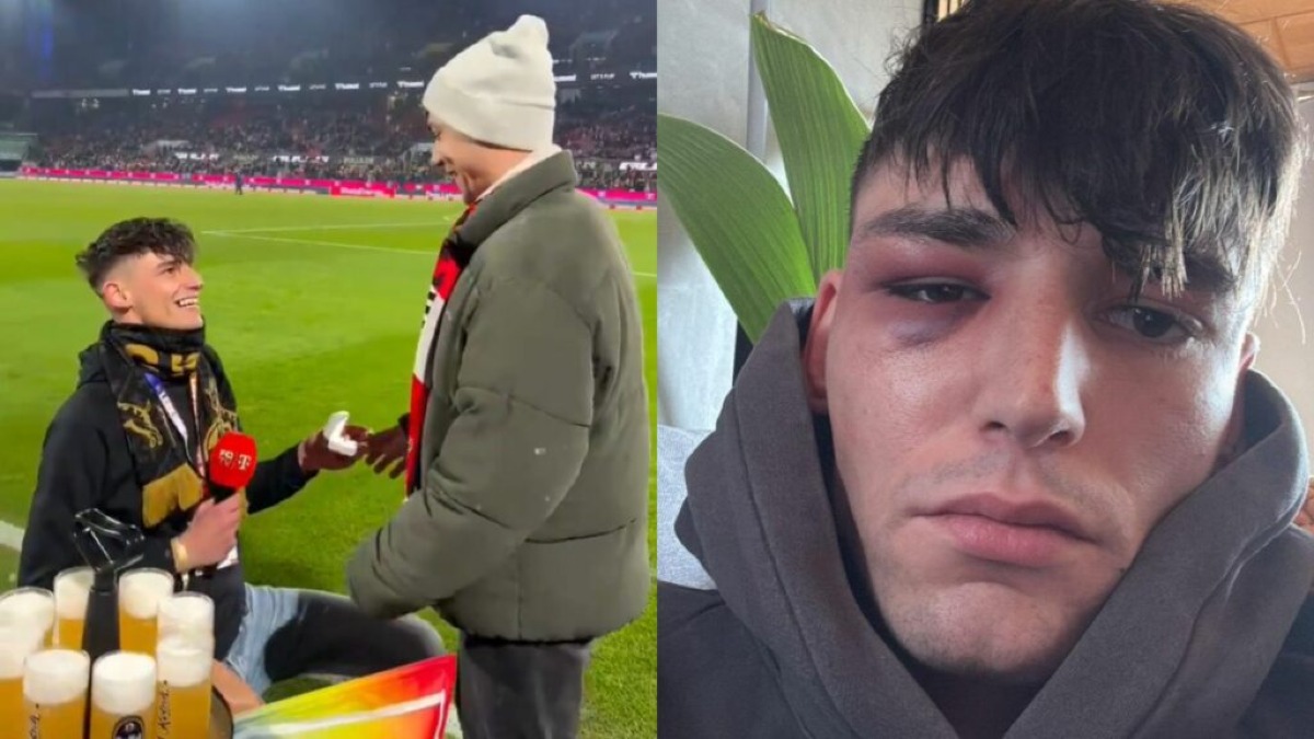 L’arbitro tedesco Pascal Kaiser aggredito dopo la virale proposta di matrimonio al fidanzato - Fonte: Dire.it