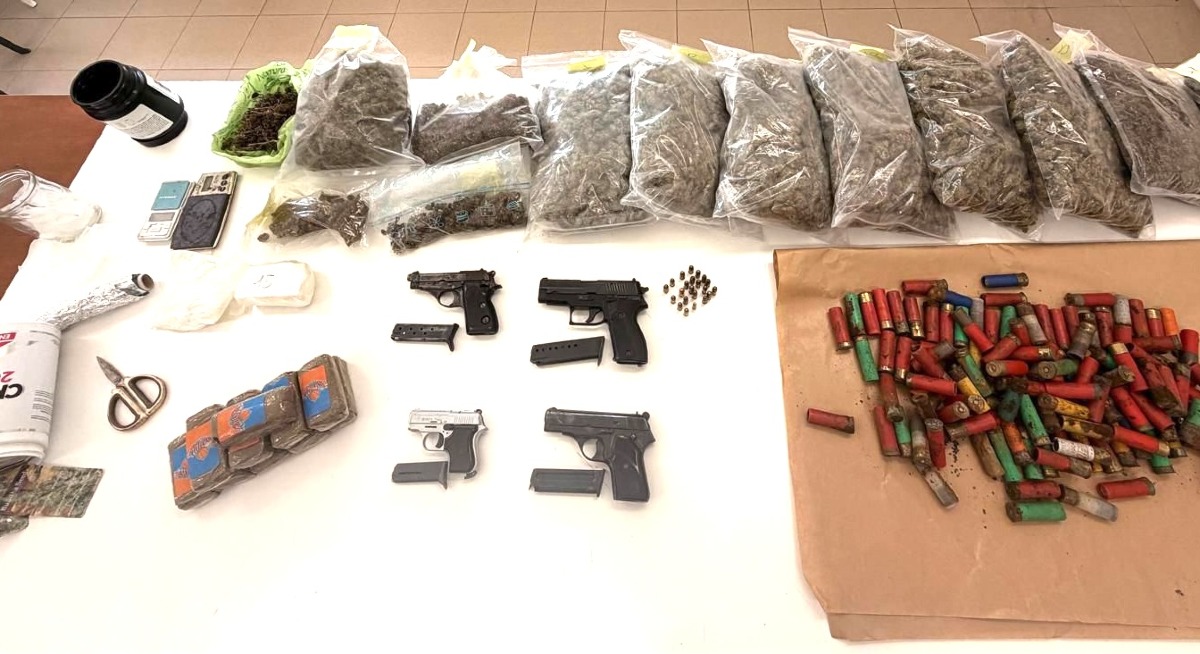 Carabinieri scoprono deposito di droga e armi a Francavilla Angitola - 