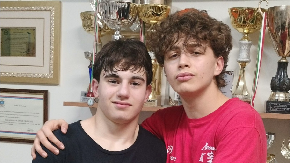 AKC Crotone ai Tricolori U17 di lotta: Megna e Franco in gara a Ostia - Enrico Megna e Pietro Franco - Uff. Stampa AKC Crotone